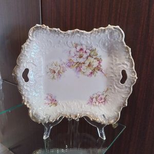 Vintage or Antique Wheelock Rectangular Porcelain Shallow Bowl